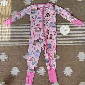 Little Sleepies Pink Camp Sleepies Zippy Pajamas